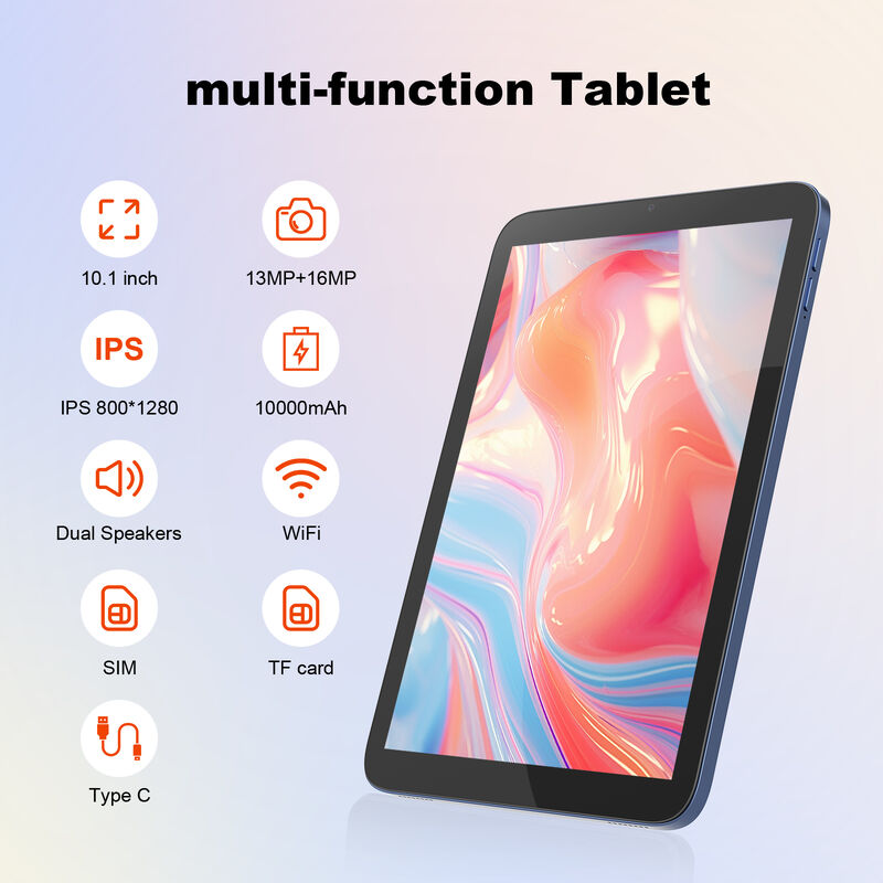 C idea 10.1 inch Android WiFi Touch Screen blue Tablet PC with 5G Keyboard Quad-core CM10017Air
