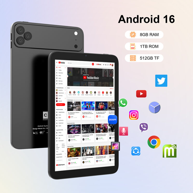 C Idea 10.1 Inch Tablet PC with SIM WIFI Android Tablet for Education CM10017air Black