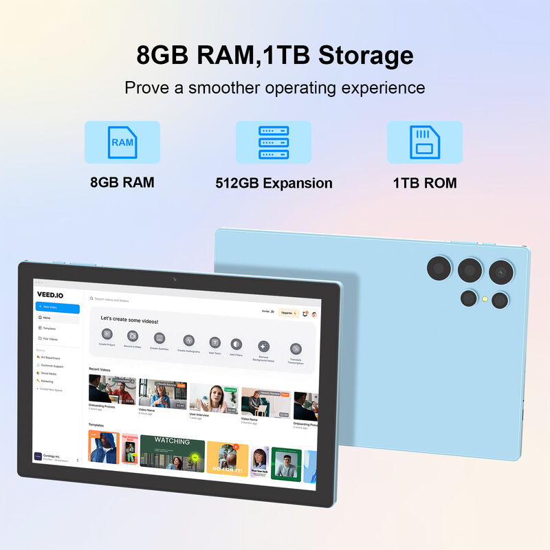 C Idea 10.1 Inch Tablet PC Qualcomm Android Tablet for Education CM9000ultra Blue