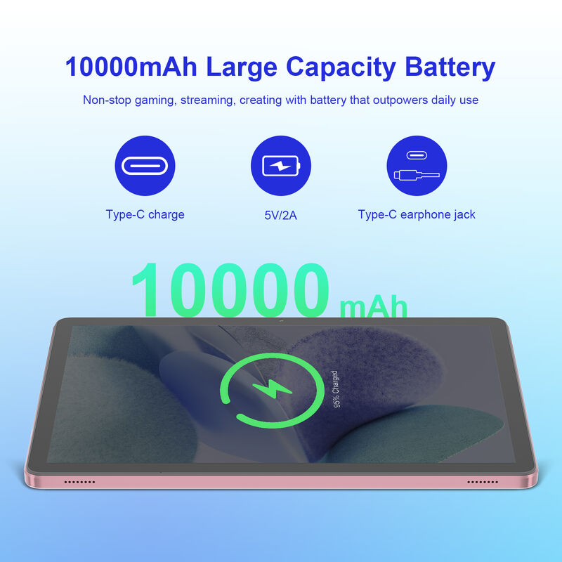 C Idea 10.95 Inch Android Tablet Dual Camera Tablet Wi-Fi Capacitive Screen Tablet 8GB RAM 1TB ROM Tablet Business Use (Pink)