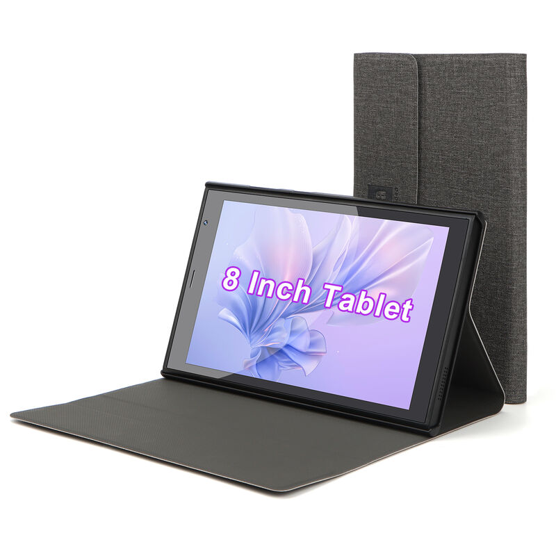 C Idea CM824 Ultra 8-Inch Android 16 Business Tablet Quad-Core 8GB 512GB Storage FHD Touch Screen Dual Camera Tablet (Black)