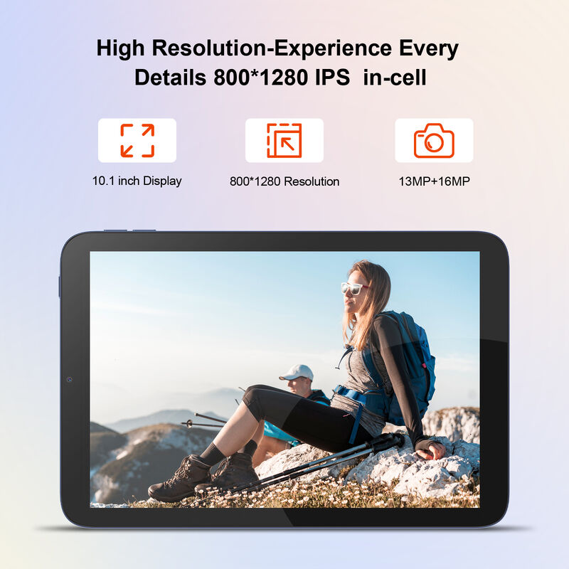 C Idea ODM/OEM 10.1 Inch Android 16 Business Tablet PC 8GB RAM 1TB Storage Wi-Fi FHD Touch Screen (CM10017 Air-Blue)