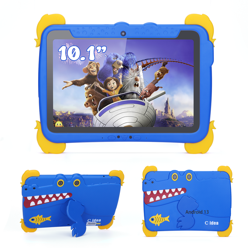 C idea 10.1 inch Kids Tablet PC With Case Eyes Protection ips HD Screen Pre-Install IWAWA P1150