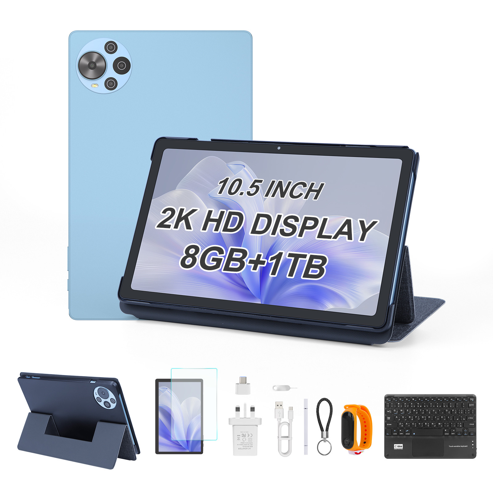 C Idea 10.5 Inch Android 14 Tablet 2k Screen Smart Tablet PC CM10500 ...